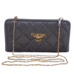 shoulder wallet for girls with golden chain